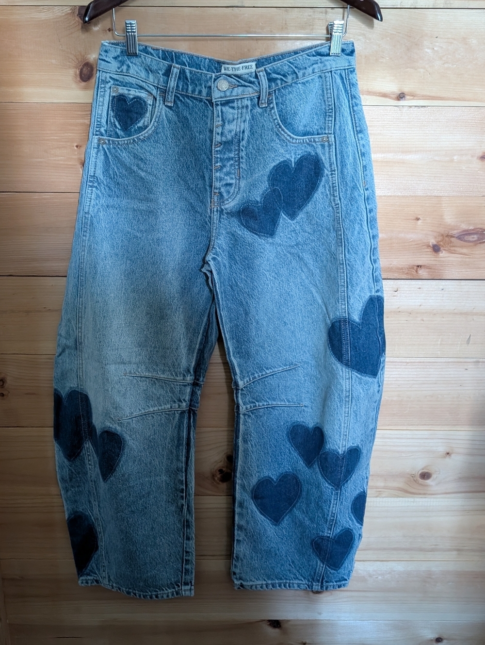 We The Free Lucky Heart Barrel Jeans, Size 30 *nwot, Gorgeous - Picture 3 of 4